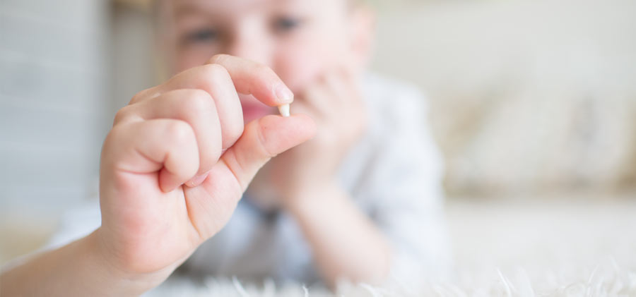 Dientes de leche en niños