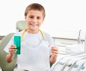 enjuague bucal para niños